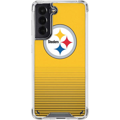 NFL Pittsburgh Steelers Breakaway Galaxy S21 5G Clear Case
