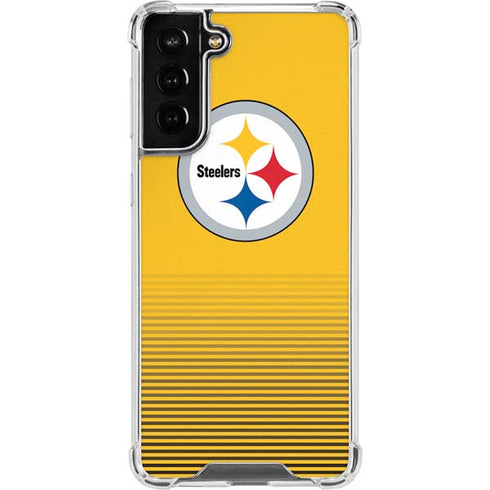 NFL Pittsburgh Steelers Breakaway Galaxy S22 Plus Clear Case
