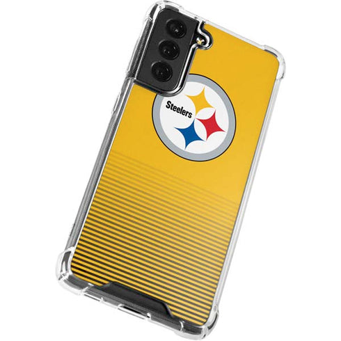 NFL Pittsburgh Steelers Breakaway Galaxy S22 Plus Clear Case