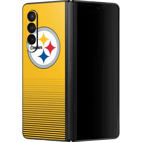 NFL Pittsburgh Steelers Breakaway Galaxy Z Fold3 5G Skin