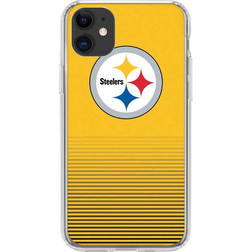 NFL Pittsburgh Steelers Breakaway iPhone 11 Clear Case