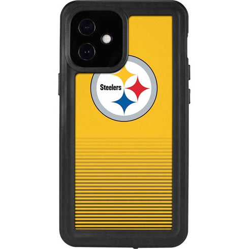 NFL Pittsburgh Steelers Breakaway iPhone 12 Mini Waterproof Case