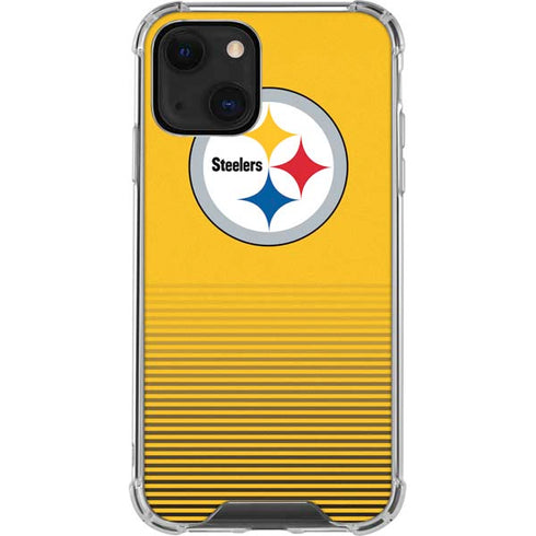 NFL Pittsburgh Steelers Breakaway iPhone 13 Mini Clear Case