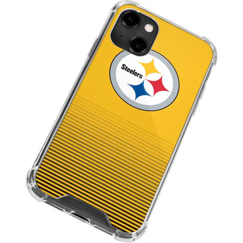 NFL Pittsburgh Steelers Breakaway iPhone 14 Clear Case