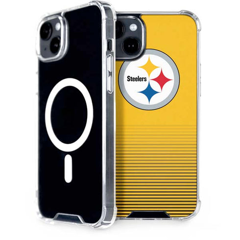 NFL Pittsburgh Steelers Breakaway iPhone 15 MagSafe Case