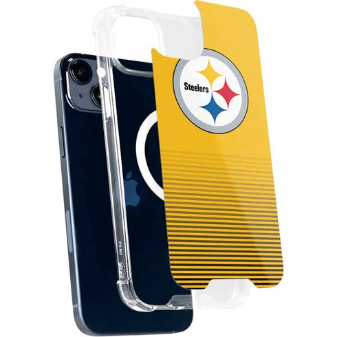NFL Pittsburgh Steelers Breakaway iPhone 14 Plus MagSafe Case