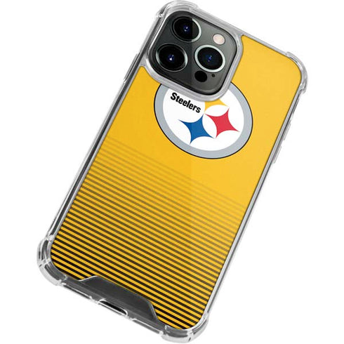 NFL Pittsburgh Steelers Breakaway iPhone 15 Pro Clear Case