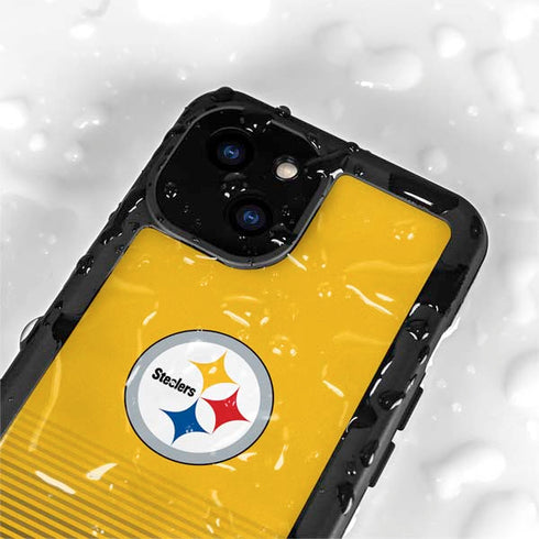 NFL Pittsburgh Steelers Breakaway iPhone 15 Plus Waterproof Case