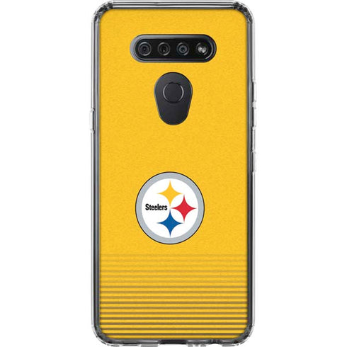 NFL Pittsburgh Steelers Breakaway LG K51/Q51 Clear Case