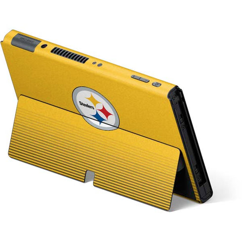 NFL Pittsburgh Steelers Breakaway Nintendo Switch OLED (2021) Skin