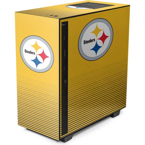 NFL Pittsburgh Steelers Breakaway NZXT H510 Compact ATX Mid-Tower Case Skin