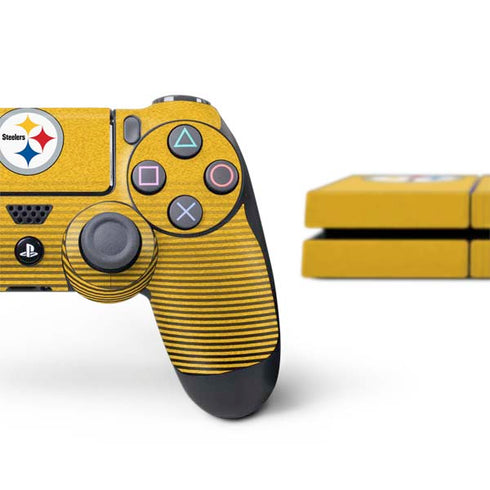 NFL Pittsburgh Steelers Breakaway PS4 Console and Controller Bundle Skin