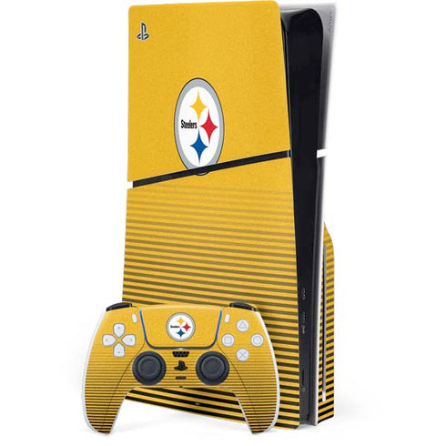 NFL Pittsburgh Steelers Breakaway PS5 Slim Disk Bundle Skin