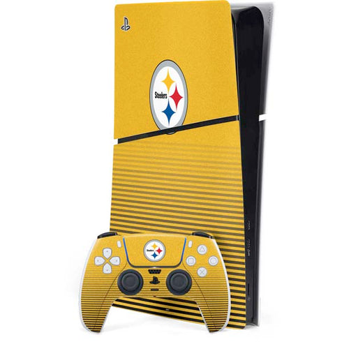 NFL Pittsburgh Steelers Breakaway PS5 Slim Digital Edition Console Skin