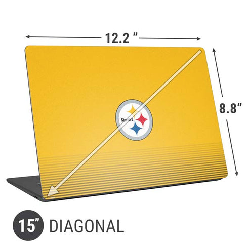 NFL Pittsburgh Steelers Breakaway Universal Laptop 15in (12.2 x 8.8in) Skin