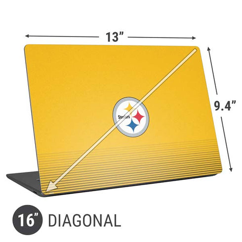 NFL Pittsburgh Steelers Breakaway Universal Laptop 16in (13 x 9.4in) Skin
