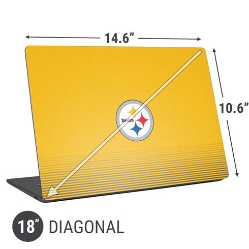 NFL Pittsburgh Steelers Breakaway Universal Laptop 18in (14.6 x 10.6in) Skin