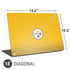 NFL Pittsburgh Steelers Breakaway Universal Laptop 18in (14.6 x 10.6in) Skin