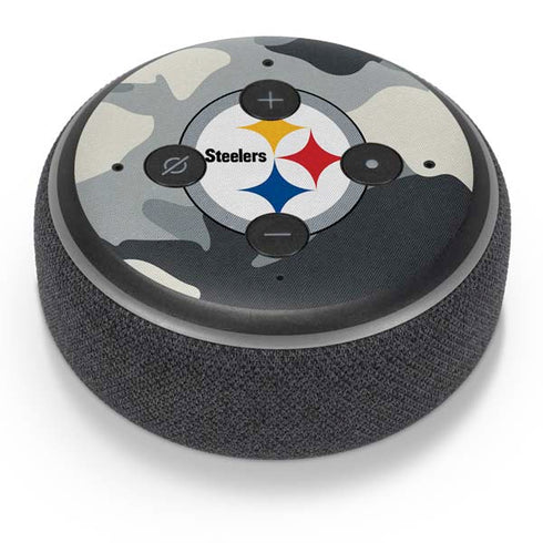 NFL Pittsburgh Steelers Camo Amazon Echo Dot Skin