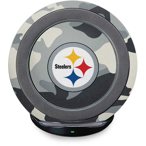 NFL Pittsburgh Steelers Camo Fast Charge Wireless Charging Stand Skin