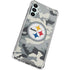 NFL Pittsburgh Steelers Camo Galaxy A13 5G Clear Case