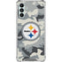 NFL Pittsburgh Steelers Camo Galaxy A13 5G Clear Case