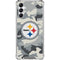 NFL Pittsburgh Steelers Camo Galaxy A14 5G Clear Case