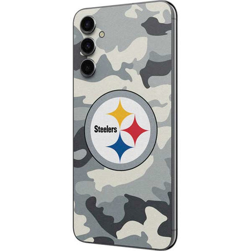 NFL Pittsburgh Steelers Camo Galaxy A14 5G Skin