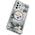 NFL Pittsburgh Steelers Camo Galaxy A53 5G Clear Case