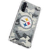 NFL Pittsburgh Steelers Camo Galaxy A54 5G Clear Case