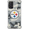 NFL Pittsburgh Steelers Camo Galaxy A72 5G Clear Case