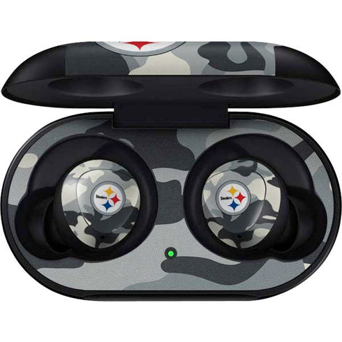 NFL Pittsburgh Steelers Camo Galaxy Buds Skin