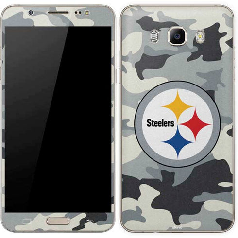 NFL Pittsburgh Steelers Camo Galaxy J7 Skin