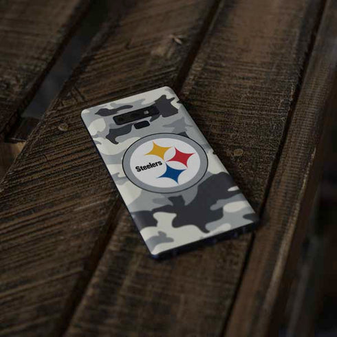 NFL Pittsburgh Steelers Camo Galaxy Note 9 Skin