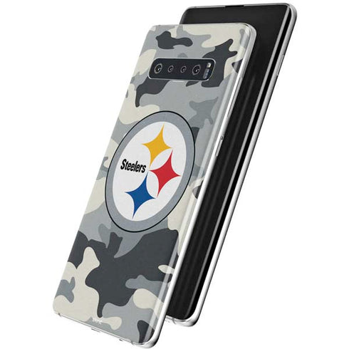 NFL Pittsburgh Steelers Camo Galaxy S10 Plus Skin