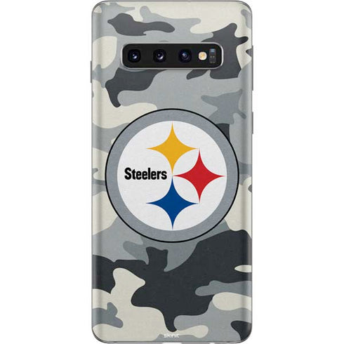 NFL Pittsburgh Steelers Camo Galaxy S10 Skin