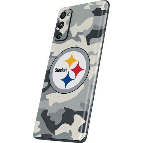 NFL Pittsburgh Steelers Camo Galaxy S20 Fan Edition Skin