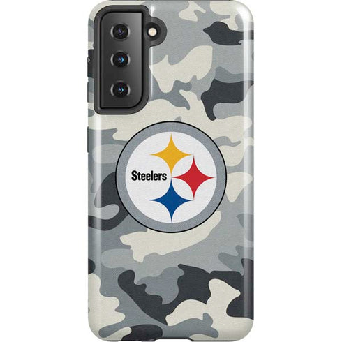 NFL Pittsburgh Steelers Camo Galaxy S21 5G Pro Case