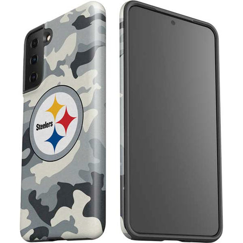 NFL Pittsburgh Steelers Camo Galaxy S21 FE Pro Case