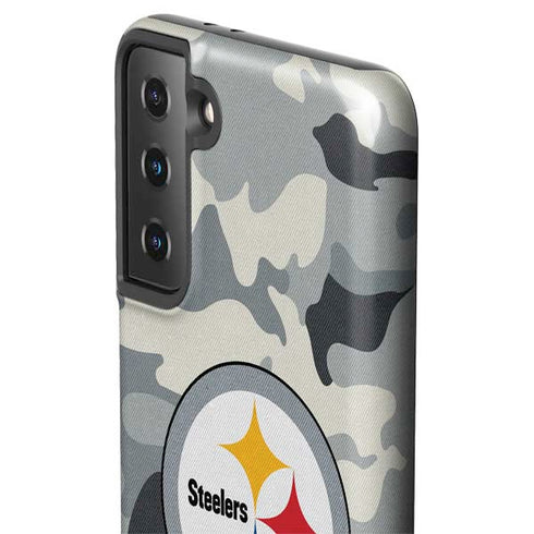 NFL Pittsburgh Steelers Camo Galaxy S21 Plus 5G Pro Case