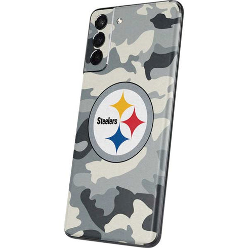 NFL Pittsburgh Steelers Camo Galaxy S21 Plus 5G Skin