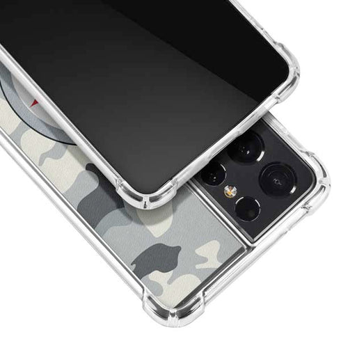 NFL Pittsburgh Steelers Camo Galaxy S21 Ultra 5G Clear Case