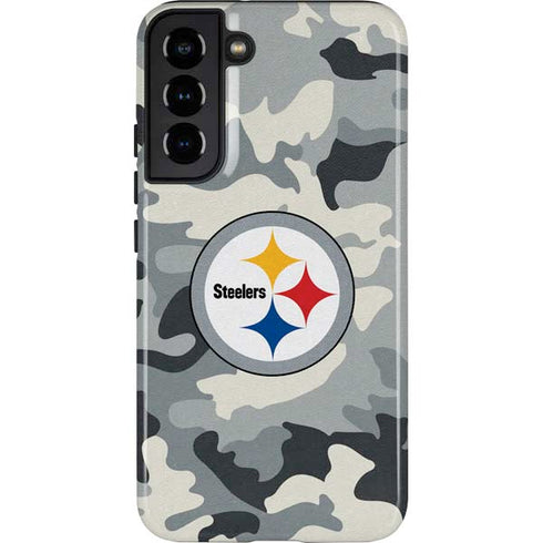 NFL Pittsburgh Steelers Camo Galaxy S22 Plus Pro Case