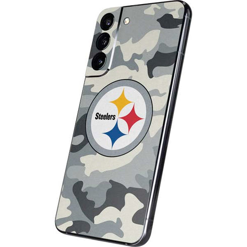 NFL Pittsburgh Steelers Camo Galaxy S22 Plus Skin