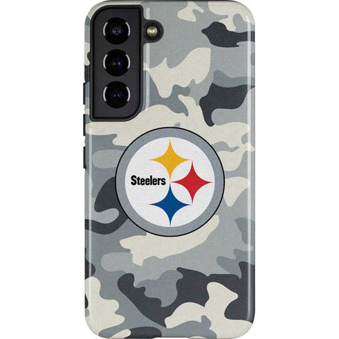 NFL Pittsburgh Steelers Camo Galaxy S22 Pro Case