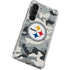 NFL Pittsburgh Steelers Camo Galaxy S23 Clear Case