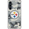 NFL Pittsburgh Steelers Camo Galaxy S23 FE Clear Case