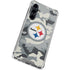 NFL Pittsburgh Steelers Camo Galaxy S23 FE Clear Case