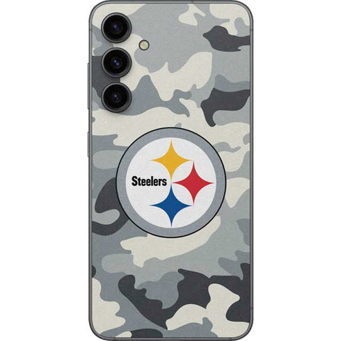 NFL Pittsburgh Steelers Camo Galaxy S23 FE Skin