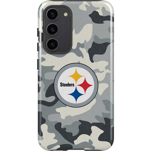 NFL Pittsburgh Steelers Camo Galaxy S23 Plus Pro Case